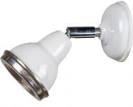 ВИТРИНА! Спот Фабрика Світла Хоботок 1x40 Вт E14 белый/серебро