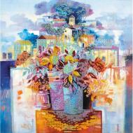 Схема для вышивания бисером на художественном холсте Город цветов AC-343 300x300 мм Абрис Арт Схема для вышивания бисером на художественном холсте Город цветов AC-343 300x300 мм Абрис Арт