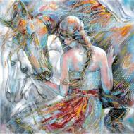 Схема для вышивания бисером на художественном холсте Верный AC-344 300x300 мм Абрис Арт Схема для вышивания бисером на художественном холсте Верный AC-344 300x300 мм Абрис Арт