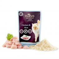 Корм влажный для взрослых котов Nuevo LIGHT с курицей и рисом 85 г