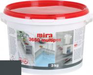 Затирка для плитки Mira 3650 multiрох 3 кг антрацит