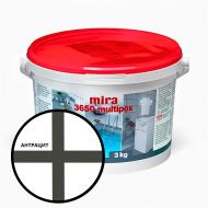 Затирка для плитки Mira 3650 multiрох 3 кг антрацит