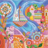 Схема для вышивания бисером на художественном холсте Далекие страны AC-501 200x200 мм Абрис Арт Схема для вышивания бисером на художественном холсте Далекие страны AC-501 200x200 мм Абрис Арт