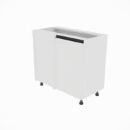Тумба нижняя Софи (Н 100 правая) белый/белый Світ Меблів