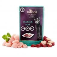 Корм влажный для взрослых котов Nuevo ADULT с курицей и уткой 85 г