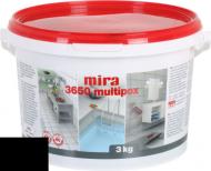 Затирка для плитки Mira 3650 multiрох 3 кг черный