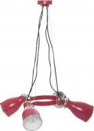 ВИТРИНА! Светильник подвесной Luminex Bjorn 4x60 Вт E27 красный 9200