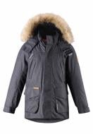 Куртка-пуховик для мальчика Reima Reimatec+ Ugra р.122 темно-серый 531375-9510