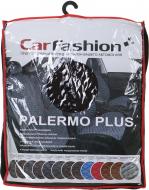 Накидка на сидіння Carfashion Palermo Plus 21763 4 шт. чорний із червоним