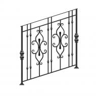 Кована сходова огорожа Артдеко ЛО-08 1000х1000 мм (комплект елементів)