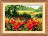 Набор для вышивания крестиком Маковое поле AH-008 480х300 мм Абрис Арт