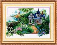 Набор для вышивания крестиком Летний сюжет AH-009 600х400 мм Абрис Арт