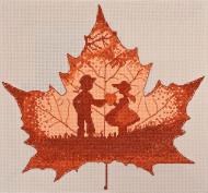 Набор для вышивания крестиком Листик AH-023 240х220 мм Абрис Арт Набор для вышивания крестиком Листик AH-023 240х220 мм Абрис Арт