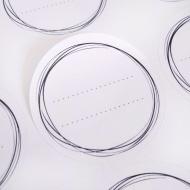 Наклейка круглая Аркуш 4,5х4,5 см 1В2061 Наклейка круглая Аркуш 4,5х4,5 см 1В2061