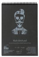 Альбом для рисунку на спіралі AUTHENTIC (black) A4 21х29,7 см 165 г/м² 30 сторінок Smiltainis