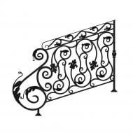 Кованое лестничное ограждение Артдеко ЛО-34 1000х900 мм (комплект елементів)