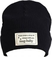 Шапка MagBaby из лапши "Ronny" 6-12 месяцев р.42-46 черный 100027