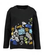 Реглан для мальчика Blue Seven трикотажный Скейтер р.98 черный 850724 X*