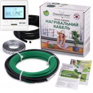 Нагревательный кабель Thermogreen TGCT130 2600W 130 м + Терморегулятор Grand Meyer програмируемый