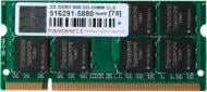 Оперативная память TRANSCEND SODIMM DDR2 2 GB (1x2GB) 800 MHz (JM800QSU-2G)