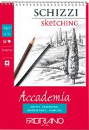 Альбом на спіралі Fabriano A5 14,8х21 см 120 г/м² 50 сторінок Accademia