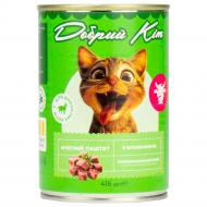 Паштет для взрослых котов Добрий Кіт с говядиной 415 г