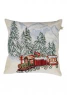 Подушка декоративная Лапландия Поезд 45x45 см серый La Nuit