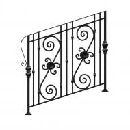 Кованое лестничное ограждение Артдеко ЛО-50 1000х1000 мм (комплект елементів)