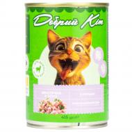 Корм влажный для взрослых котов Добрий Кіт с птицей в соусе 415 г