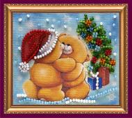 Магнит для вышивки бисером С Новым Годом-7 AMA-056 80x70 мм Абрис Арт