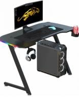 Стол игровой GT Racer T-1472 (140x60x73) Black