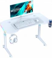 Стол игровой GT Racer T-1221 (120x60x71-79) White