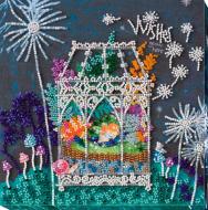 Набір для вишивання бісером на художньому полотні Колиска мрії AMB-012 200x200 мм Абрис Арт