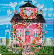 Набір для вишивання бісером на художньому полотні Там, де живе любов AMB-013 200x200 мм Абрис Арт