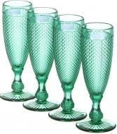 Набор бокалов для шампанского Vista Alegre Bicos Cinza зеленый 49000090 190 мл 4 шт.