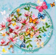 Набор для вышивания бисером на художественном холсте Ключи от весны AMB-020 200x200 мм Абрис Арт Набор для вышивания бисером на художественном холсте Ключи от весны AMB-020 200x200 мм Абрис Арт