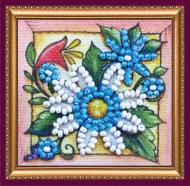 Магнит для вышивки бисером Гадание на ромашке мини AMM-043 50x50 мм Абрис Арт