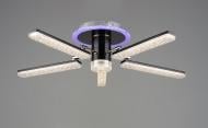 Люстра светодиодная Sirius B YH1008/5 GD+BK 66W 5x66 Вт черный/золото 40541