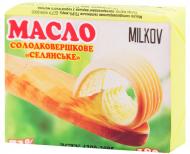 Масло Milkov сладкосливочное "Селянское" 73 % 180 г