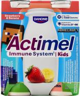 Кисломолочний продукт Actimel продукт кисломолочний 1,4% пет 4x100г полуниця-банан