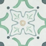 Плитка Harmony™ Sirocco green flower 22,3x22,3 см