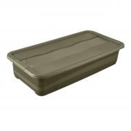 Ящик для хранения Keeeper оливковый Extra strong 33 л с крышкой 170x394x795 мм