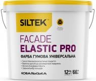 Краска резиновая акриловая Siltek Facade Elastic Pro мат 12 кг