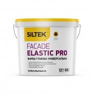 Краска резиновая Siltek универсальная Facade Elastic Pro мат 6 кг