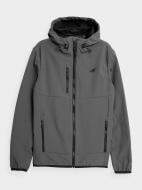 Куртка чоловіча демісезонна 4F D4Z21-SFM201-24S р.L сіра Куртка чоловіча демісезонна 4F D4Z21-SFM201-24S р.L сіра