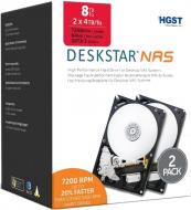 Жесткий диск Hitachi HGST Deskstar NAS 2-Pack 8 ТБ 3,5" SATA III (0S03903 / H3IKNAS40003272SE2PK)