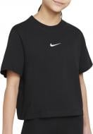 Футболка Nike G NSW TEE ESSNTL SS BOXY DH5750-010 р.S черный