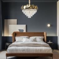 Люстра потолочная Sirius Ш 5026/600 10x60 Вт E27 золотой 32483