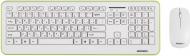Комплект клавиатура + мышь Greenwave Nano 817 Set white/green