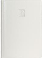 Щоденник датований Optima Armonia A5 2026 O25229-14 білий металік